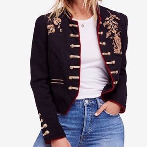 Free People Lauren’s Brand Military Jacket -L